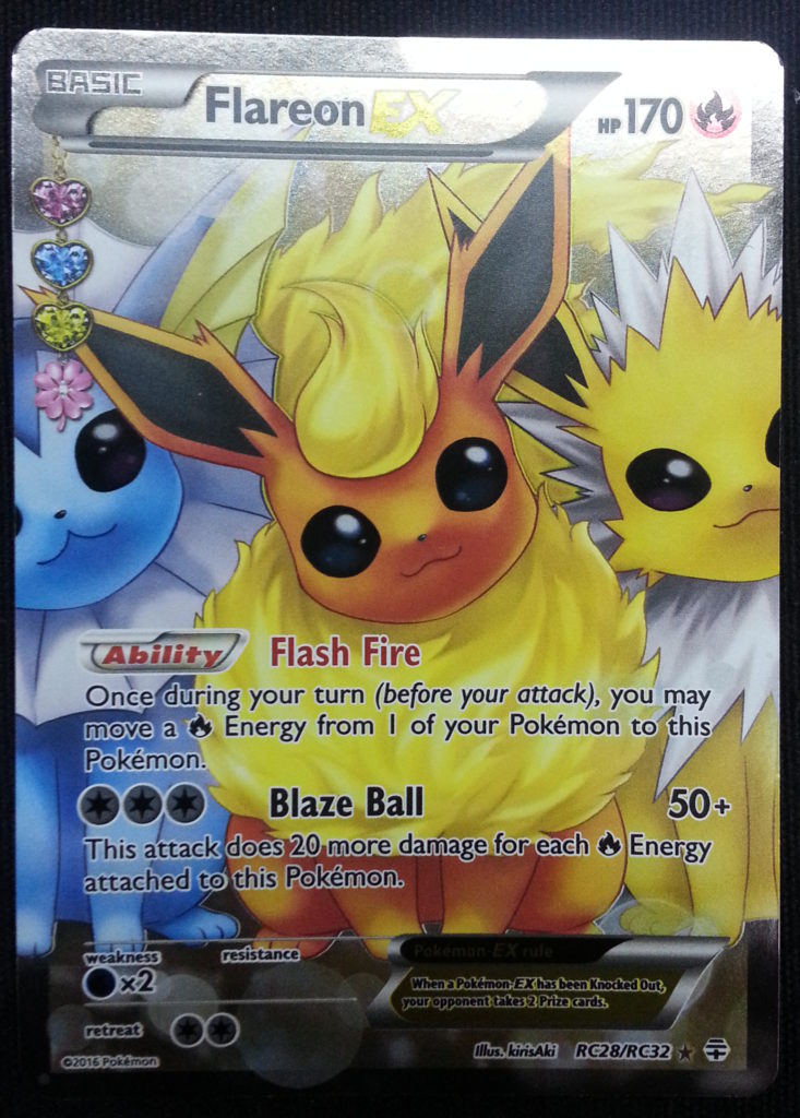 Full Art Flareon EX (Radiant Collection)