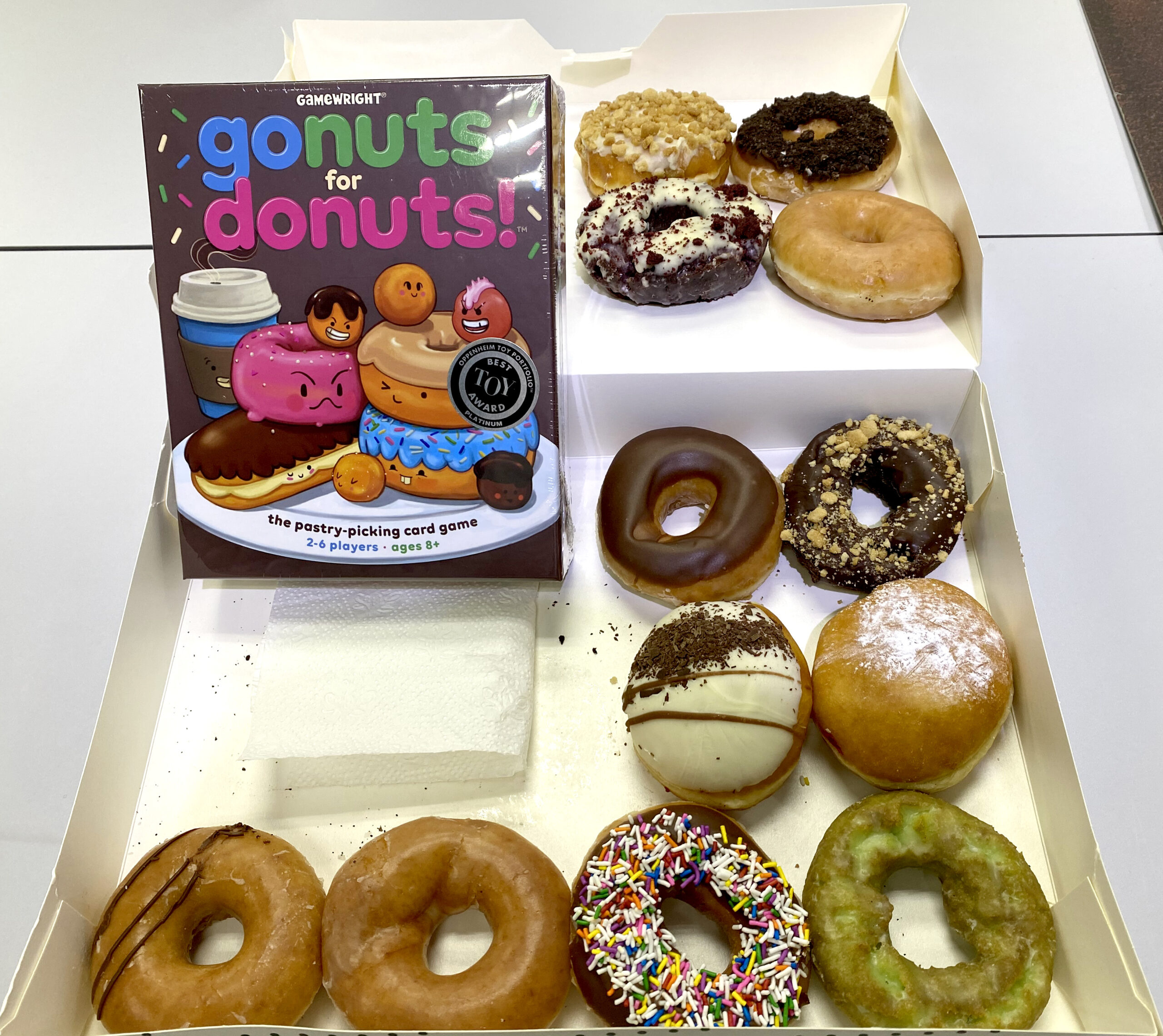go nuts for donuts serving suggestion