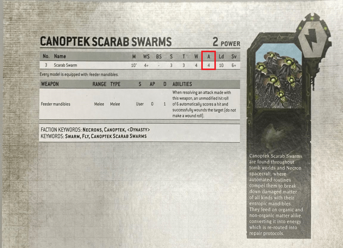 scarab attack stat