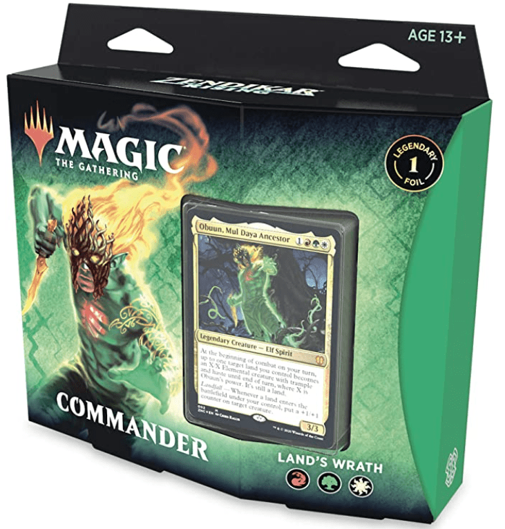 magic commander land's wrath