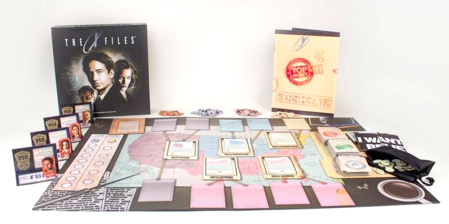 xfiles board game contents