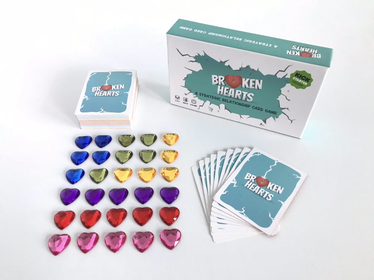 broken hearts kickstarter box