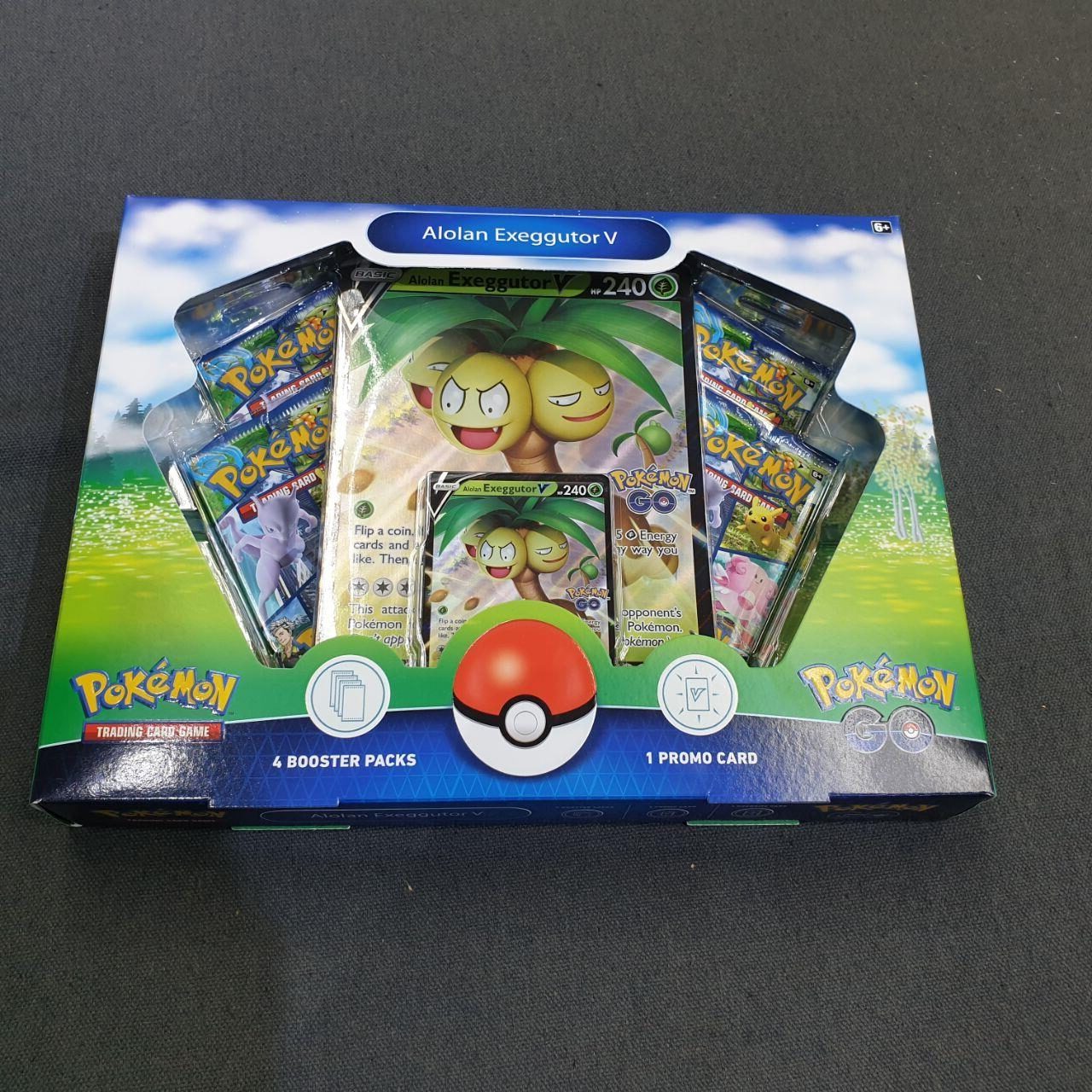 Pokemon GO TCG Trading Card Game: Alolan Exeggutor V Box - 4