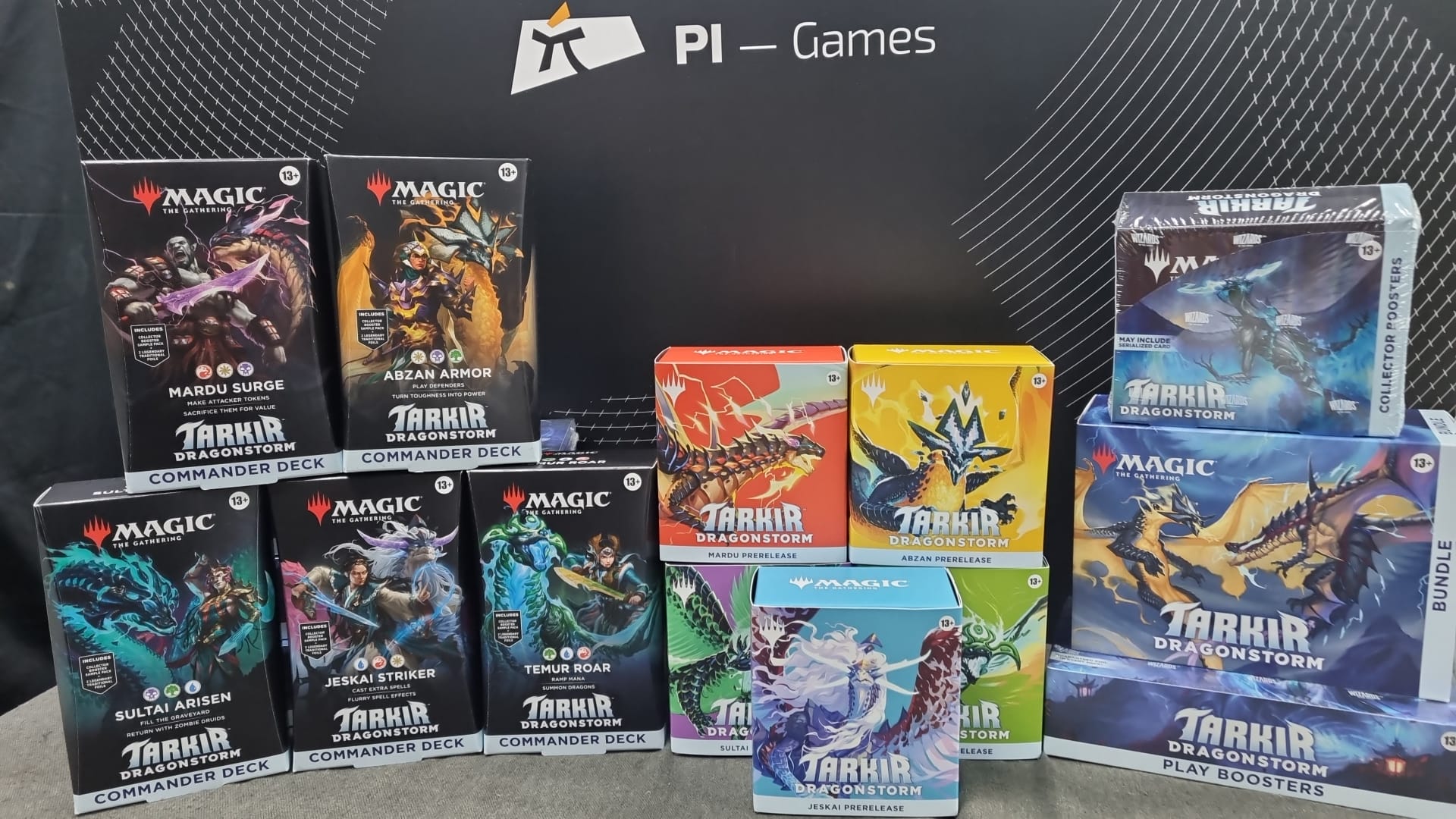 thumbnail image 2 of MTG Prerelease Kit For Tarkir Dragonstorm Jeskai - Includes 6 Play Packs, Dice, Promos & More 2 of 13