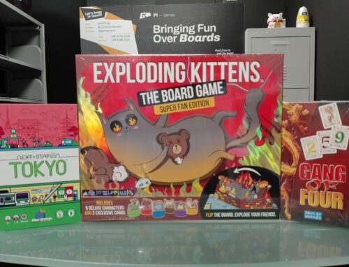 Store Restocks – Exploding Kittens – The Board Game, Next Station: Tokyo, Gang of Four