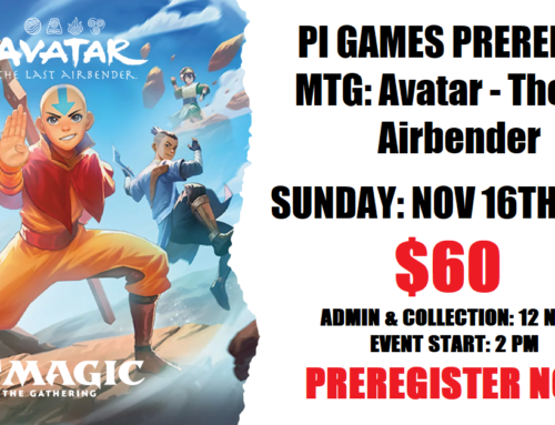 Magic the Gathering – Avatar Prerelease Event – 16th November 2025