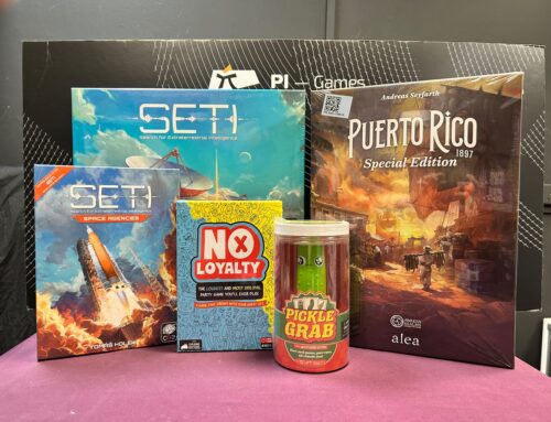 PI Games: New and Restocks – Pickle Grab, No Loyalty, SETI Space Agencies and Puerto Rico